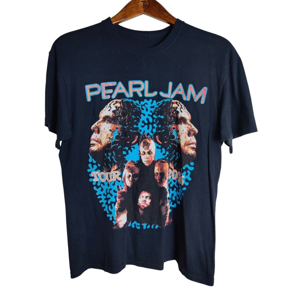 VTG Pearl Jam Avocado Tour 2006 Concert Band Tee Single Stitch Double Sided Lrg